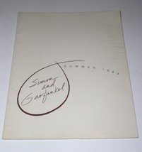 Simon And Garfunkel Concert Tour Program Vintage 1983 Summer VG++/NM - $24.99