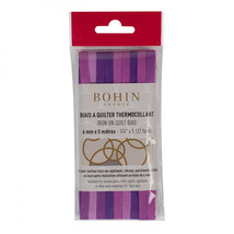 Bohin Pink and Purple Gradation Fusible Quilt Bias 1/4in x 5-1/2yds - £15.68 GBP