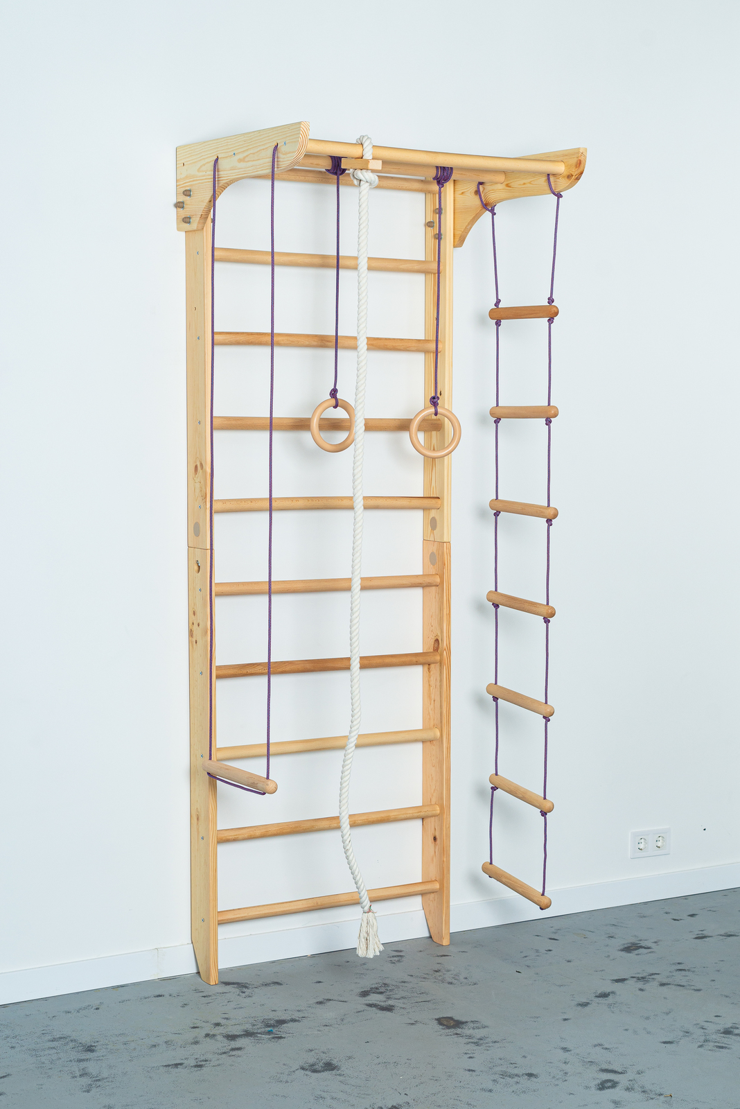 Swedish Sport Ladder Set w/ Rope Attachments for Kids and Adults - $389.00