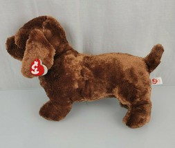 2018 Ty Classic Frank Stuffed Plush Dachshund Doxie Weiner Dog Chocolate... - $37.61