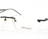 DIXIT FOX C100 Black UNIQUE RARE EYEGLASSES GLASSES RIMLESS 54-16-140mm - $113.36