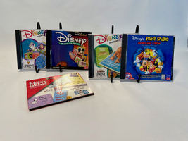 Collection of Five &quot;Disney&#39;s Print Studio&quot; Software CD-ROMs - £18.87 GBP