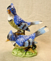 Vintage Porcelain Blue Jay Ornament - £25.99 GBP