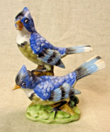 Vintage Porcelain Blue Jay Ornament - €26,25 EUR