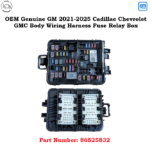 OEM GM 2021-2025 Cadillac Chevrolet GMC Cabin Fuse Box Junction Block 86... - $44.54
