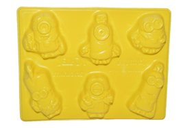 Vtg Minions Jello Jiggler Mold Party shots Kids crafts etc...  yellow - £9.89 GBP