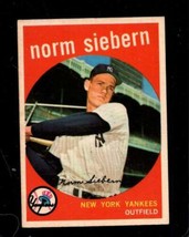 1959 TOPPS #308 NORM SIEBERN EX YANKEES *NY13373 - $4.66