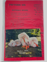 Syndee&#39;s Dolls Pattern 105 Loppi Sleeping Bunny Rabbit 16 inch Cindy Wig... - $13.36