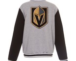 NHL Vegas Golden Knights  Reversible Full Snap Fleece Jacket Embroidered... - £107.90 GBP