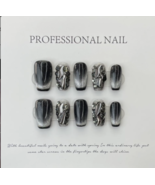 Starlit Obsidian – Luxury Press-On Nails - $23.31 CAD