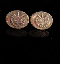 Antique Cufflinks sterling Eye of Providence / Patriotic Great seal of U... - £196.58 GBP