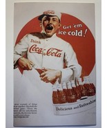 Drink Coca-Cola Coke Soda VINTAGE STYLE Advertisement Postcard 4 X 6” - £3.86 GBP