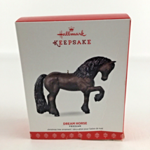 Hallmark Keepsake Christmas Tree Ornament Dream Horse Friesian 2017 New - $98.95