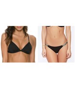 NWT L SPACE M swimsuit bikini 2PC you animal you nomad itsy bitsy black ... - £85.28 GBP