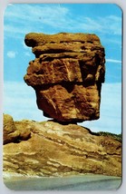 Balanced Rock Garden of the Gods Pikes Peak CO UNP Unused Chrome Postcard K2 - £2.29 GBP