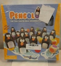 Pengoloo Penguins All Wooden  Board Matching Memory Game Complete - $18.74