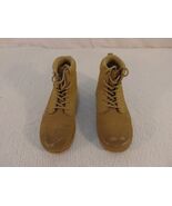 Children Youth Fila Tan Authentic Leather Lace Up Work Style Boots 2 33022 - $16.83 CAD