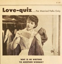 1947 Lysol Love Quiz Neglected Wife Advertisement Feminine Hygiene DWNN20 - $375.23 MXN