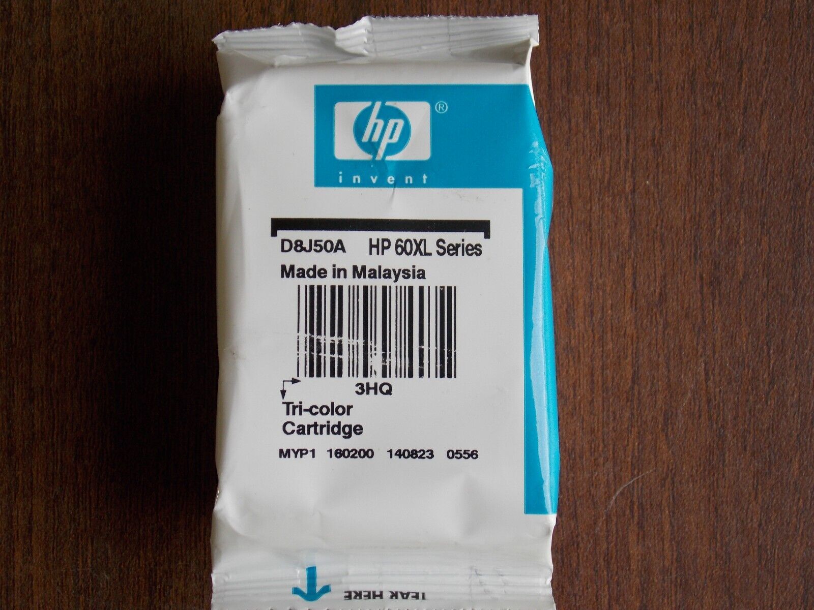 NEW Genuine HP 60XL Tri-Color Original Ink Cartridge New & Sealed - $14.99