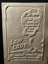 1951 LAW AND THE LADY GREER GARSON MICHAEL WILDING MOVIE PRINTING MOLD A... - $24.09