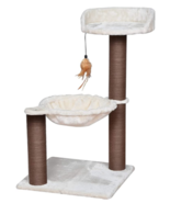 Catry Cat Tree Hammock Bed with Sisal Scratching Posts &amp; Feather Kittens... - $54.26 CAD