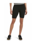 Hue Womens Essentials High-Rise Cotton Bike Shorts Black Small - $10.84
