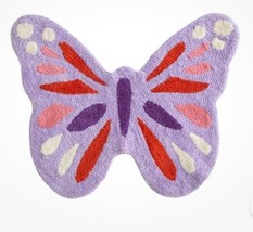 Mainstays 30&quot; X 24&quot; Butterfly Shaped Household Supplies Indoor Rug Multi... - $24.29 CAD