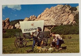 Flying W Ranch Chuckwagon Baking Biscuits Colorado Springs,CO Chrome Postcard - £9.65 GBP