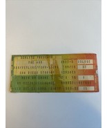 “THE WHO&quot; It&#39;s Hard Tour Ticket Stub San Diego 10/20/1982 Loverboy Blue ... - £23.97 GBP