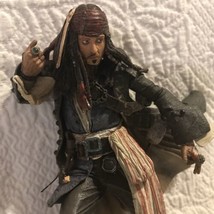Neca Pirates Of The Caribbean Captain Jack Sparrow Figure 7" Disney Pvc Retired - $28.40