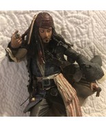 NECA Pirates of the Caribbean CAPTAIN JACK SPARROW Figure 7&quot; Disney PVC ... - £22.43 GBP