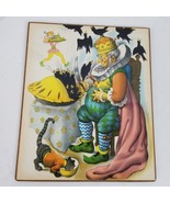 Vintage 1960s Nursery Rhyme Folk ART Print Laminated on Board 9.5x8 Inch... - $301.43 MXN
