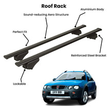 2 Pcs Black Cross Bars For Rover / Mg Streetwise Sw 2004-2005 - £97.36 GBP