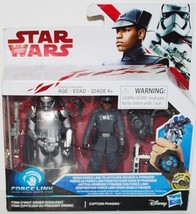 Star Wars Force Link Finn in Disguise/Captain Phasma Figures 2017 Hasbro... - £4.70 GBP