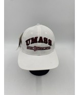 UMass Minutemen Logo Athletic Split Bar Vintage 90s Snapback Cap Hat NWT... - $26.29