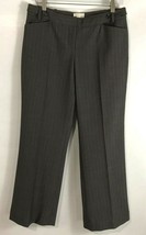 The Limited Dress Pants Lexie Fit Bootcut Brown Striped Career Ins 28&quot; SZ 4 - £15.25 GBP