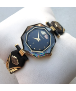 HARLEY DAVIDSON  STAMPER AUTHENTIC BLACK HILLS GOLD LADIES WATCH   . - $98.01