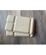 Tupperware Cafeteria Serving Divided Trays Set 2 Vintage 1535-1 Camping ... - £7.74 GBP
