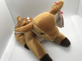 Free Ship RARE 1997 TY Beanie Baby Whisper the Deer (retired) PRISTINE w/ Errors - £109.64 GBP