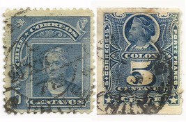 CHILE - 1877 / 1883 Christopher Columbus &amp; 1905 Christopher Columbus  5C - $3.71
