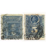 CHILE - 1877 / 1883 Christopher Columbus &amp; 1905 Christopher Columbus  5C - £2.97 GBP