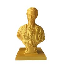 Julius Caesar Figurine Pencil Holder Pen Holder (Gold) - £14.17 GBP