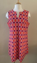 Jude Connally Dress Women XL Allison Shift Multicolor  Sleeveless USA 10... - $41.46