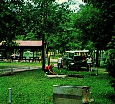 Rising Fawn Georgia GA Cloudland Canyon Camping Unused UNP Chrome Postcard S21 - £9.43 GBP