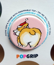 PopSockets PopGrip Phone Grip &amp; Stand with Swappable Top - Corgi Christmas - £7.17 GBP
