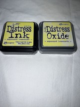 Tim Holtz NIP Squeezed Lemonade Distress Ink &amp; Distress Oxide Ink Set 3x... - $14.99