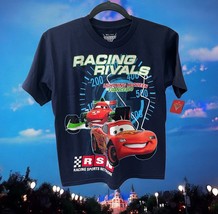 NWT Disney Pixar Cars 2 Racing Rivals T-Shirt Size SMALL Lightning McQueen - $20.79