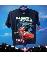 NWT Disney Pixar Cars 2 Racing Rivals T-Shirt Size SMALL Lightning McQueen - $28.43 CAD