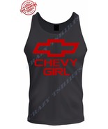 NEW RED WOMEN Chevy Girl Corvette Logo Tank Top - £12.30 GBP