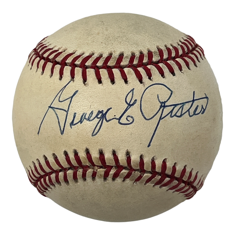 Primary image for George Pfister Autographed Official National League Dodgers Baseball Beckett